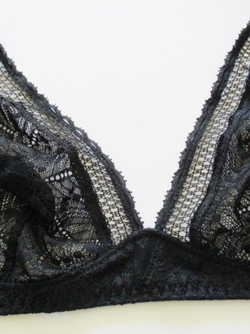 SIMONE PERELE - Comete Wireless Triangle Black Bra - 34B - Picture 5 of 7
